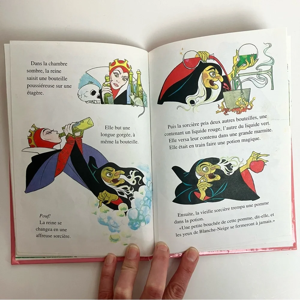 Livre Disney vintage Blanche-Neige et les Sept Nains French Book 1973 1993 - Picture 9 of 11